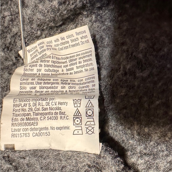 (M) CHAMPION DARK GRAY LONG SLEEVED SWEATSHIRT - Picture 5 of 9